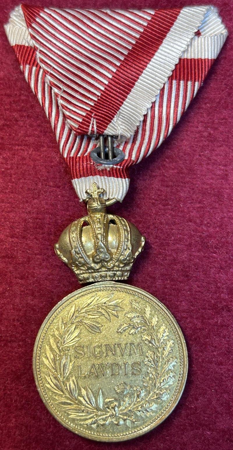 Österreich-Ungarn Militär-Verdienstmedaille in Bronze mit auflage — image 2