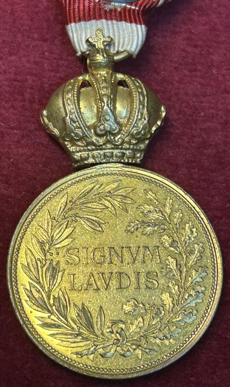 Österreich-Ungarn Militär-Verdienstmedaille in Bronze mit auflage — image 4