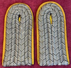 Kaiserreich Preussen Schulterklappen für einer Leutnant