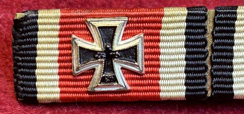 BRD Feldspange 1957 form 4 medaillen mit auflagen — image 3