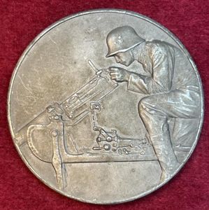 3rd Reich Wehrmacht Preisrichten 1. Preis 1935 Maschinengewehr