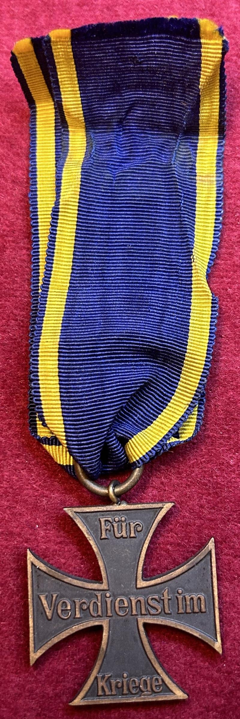 Kaiserreich Herzogtum Braunschweig Kriegsverdienstkreuz 2.Klasse — image 2