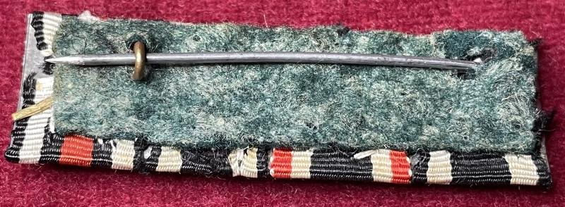 3rd Reich Feldspange 4 Medaillen (Hohenzollern mit Krone und Schwerter) — image 2