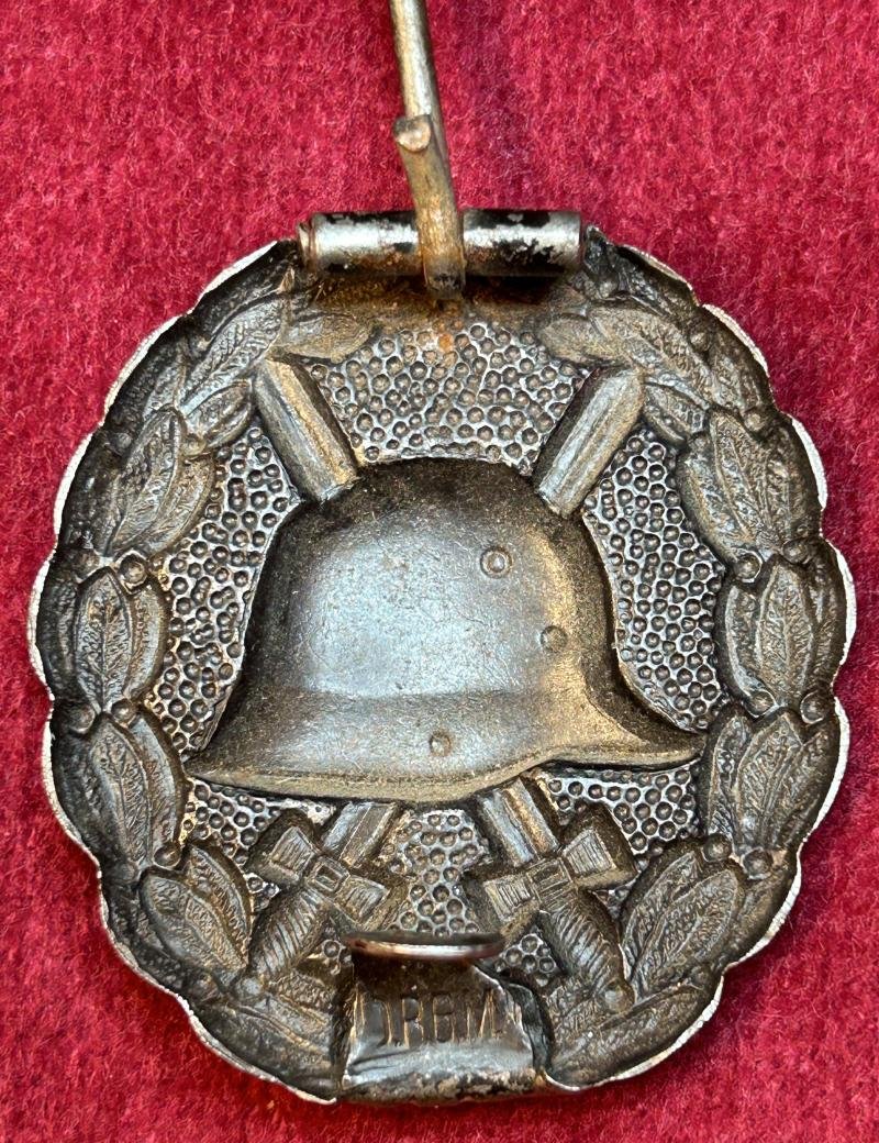 Kaiserreich verwundetenabzeichen in schwarz 1918 (DRGM) — image 4