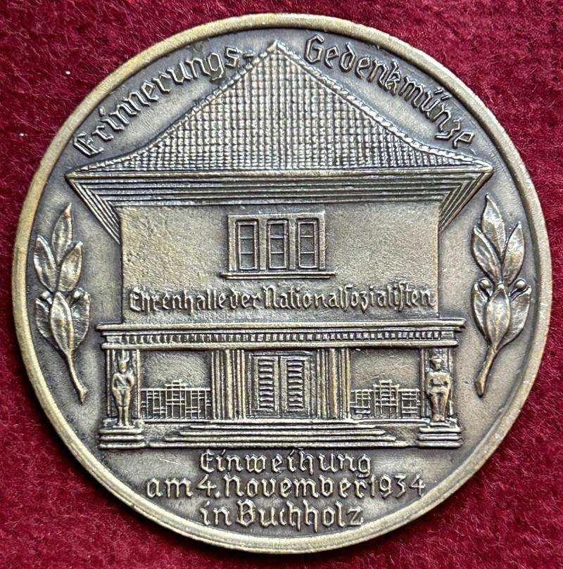 3rd Reich Meinem Führer Unverbrüchliche Treue Gedenkmünze — image 2