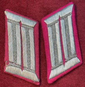 3rd Reich Kragenspiegel für einen Führer der Freiwillige Feuerwehr