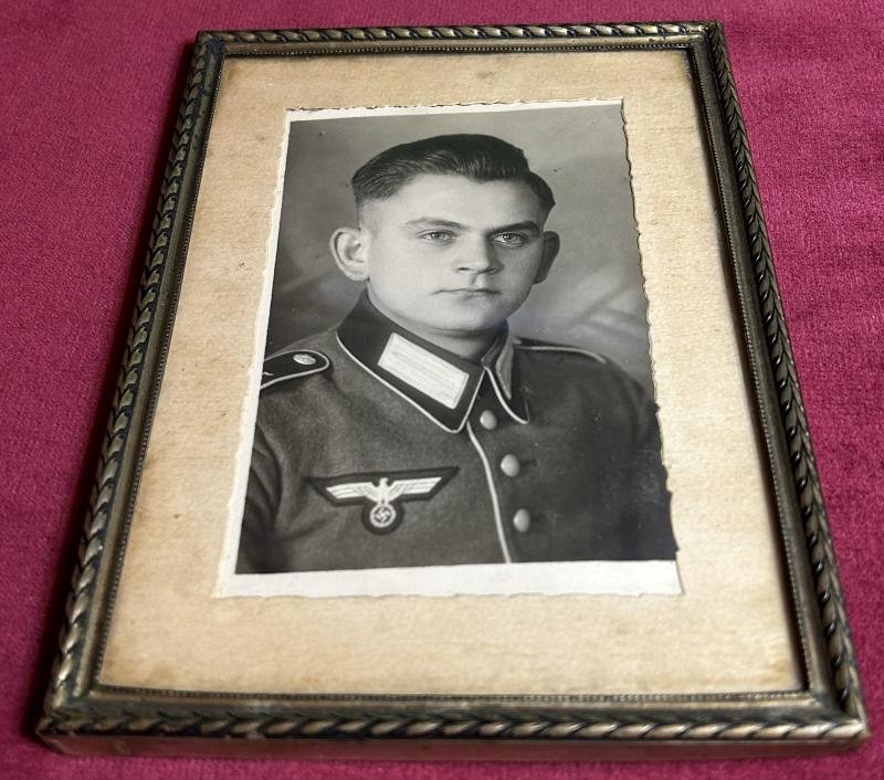 3rd Reich Foto Ein Wehrmacht Infanterie soldat in Rahmen — image 2