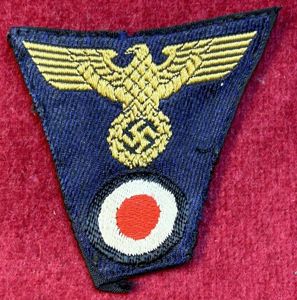 3rd Reich Reichsbahn adler für die M43 Schiffchenmütze
