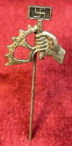 3rd Reich NSBO Mitgliedsabzeichen 3. Form