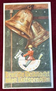 3rd Reich WhW Türplakette “Deutsche Weihnacht allen Volksgenossen'