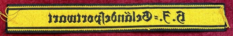 3rd Reich HJ Ärmelband Geländesportwart — image 2