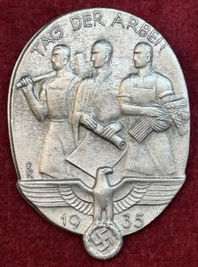 3rd Reich DAF Tag der Arbeit 1935 abzeichen