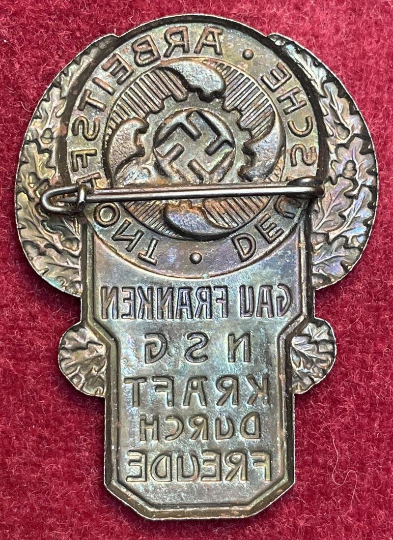 3rd Reich DAF Gau Franken NSG/ KDF abzeichen — image 2