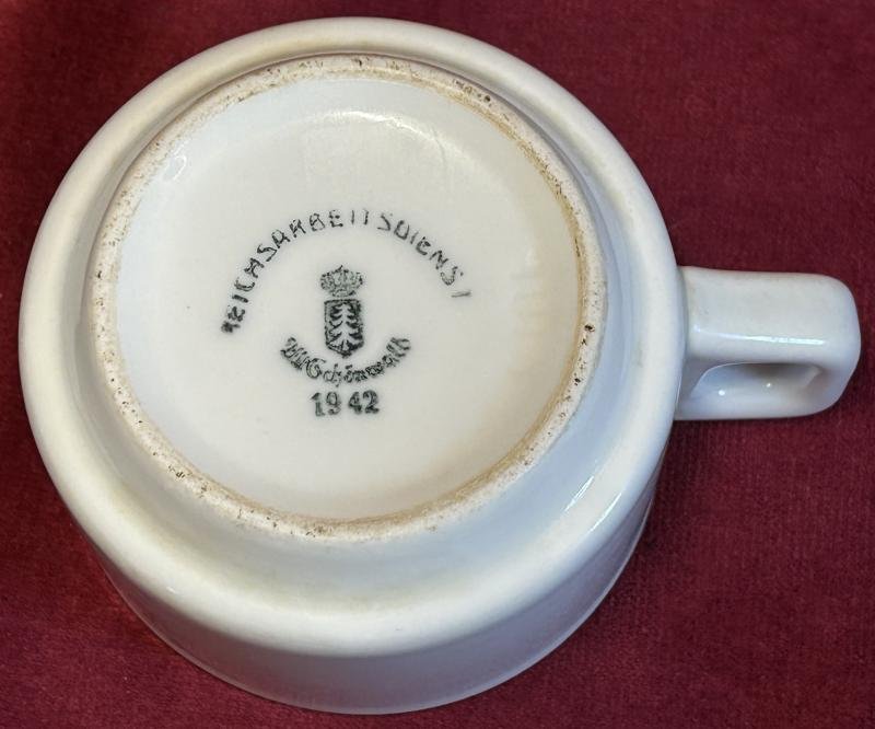 3rd Reich Reichsarbeitsdienst Kaffeetasse (AltSchönwald) — image 4