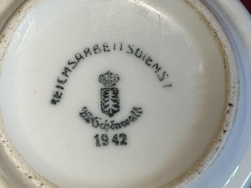 3rd Reich Reichsarbeitsdienst Kaffeetasse (AltSchönwald) — image 5
