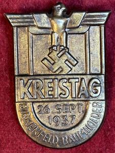3rd Reich NSDAP Kreistag Birkenfeld Baumholder 1937