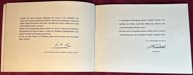 3rd Reich Erinnerungsbuch an den Bau des Westwalles — image 4