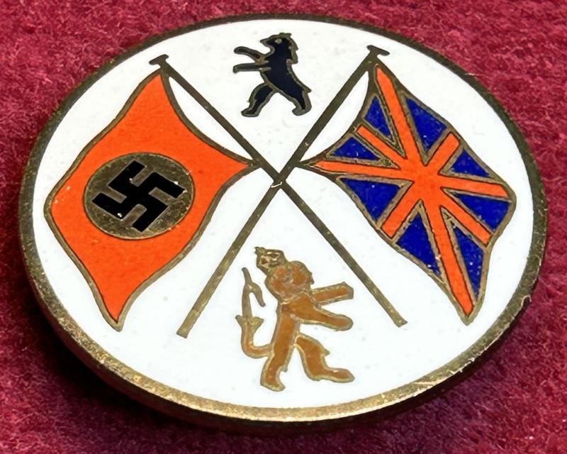 3rd Reich Mitgliedsabzeichen Deutsch-Britische Freundschaft — image 2