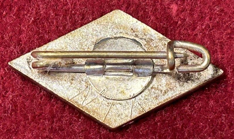 3rd Reich HJ mitgliedsabzeichen sehr frühe variant ohne hersteller — image 3