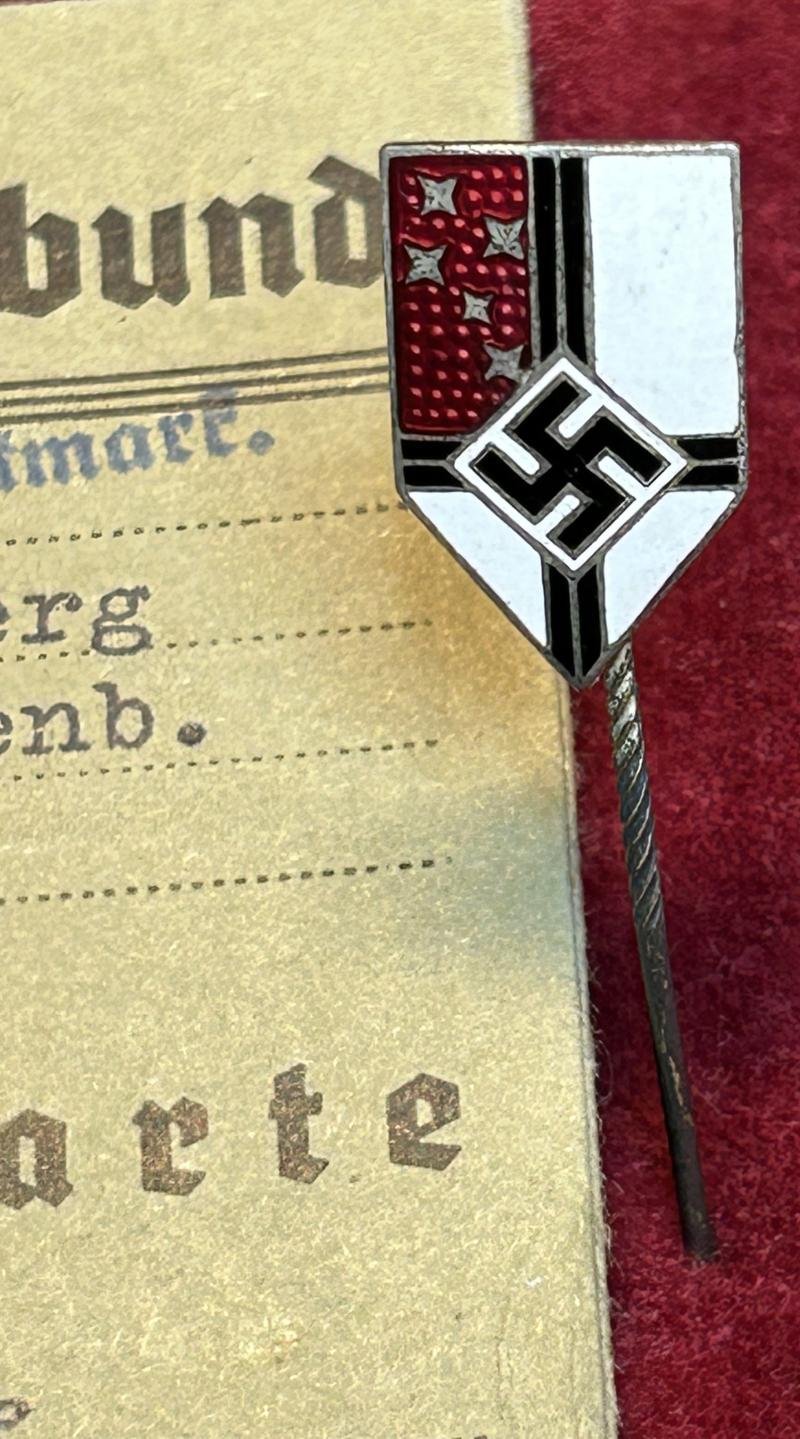 3rd Reich RKB Mitgliedsabzeichen und Karte — image 2
