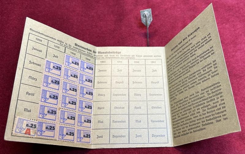 3rd Reich RKB Mitgliedsabzeichen und Karte — image 4