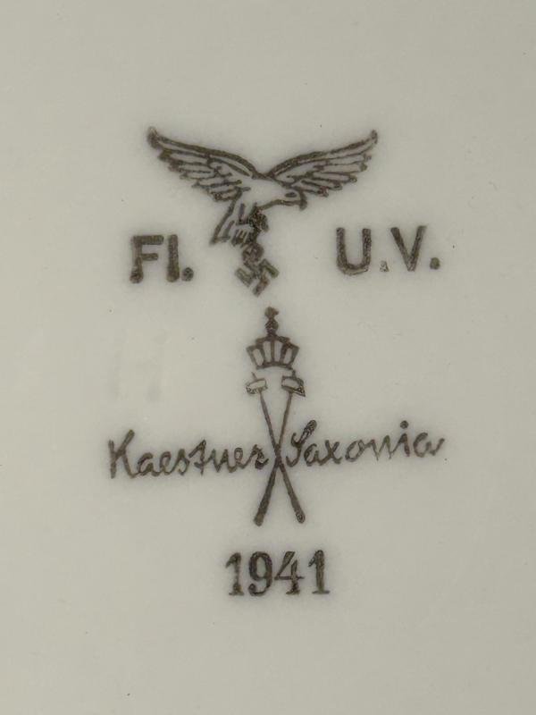 3rd Reich Luftwaffe Supenteller (Kästner Saxonia) — image 3