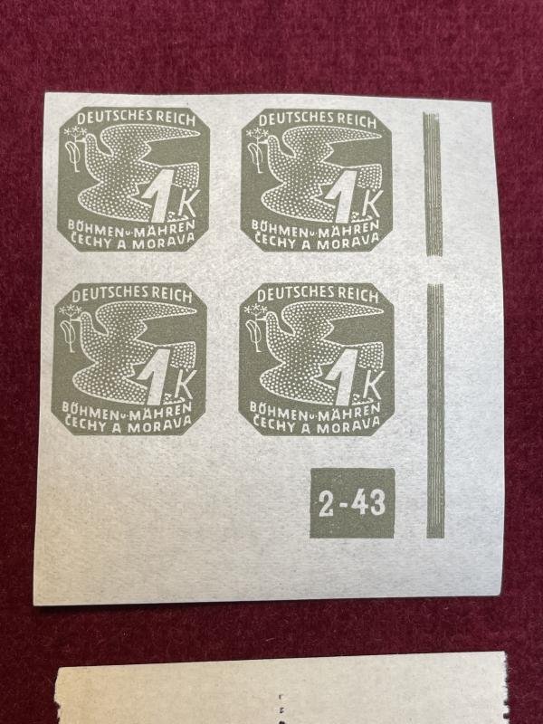 3rd Reich Böhmen & Mähren Freimarken Postfrisch — image 4