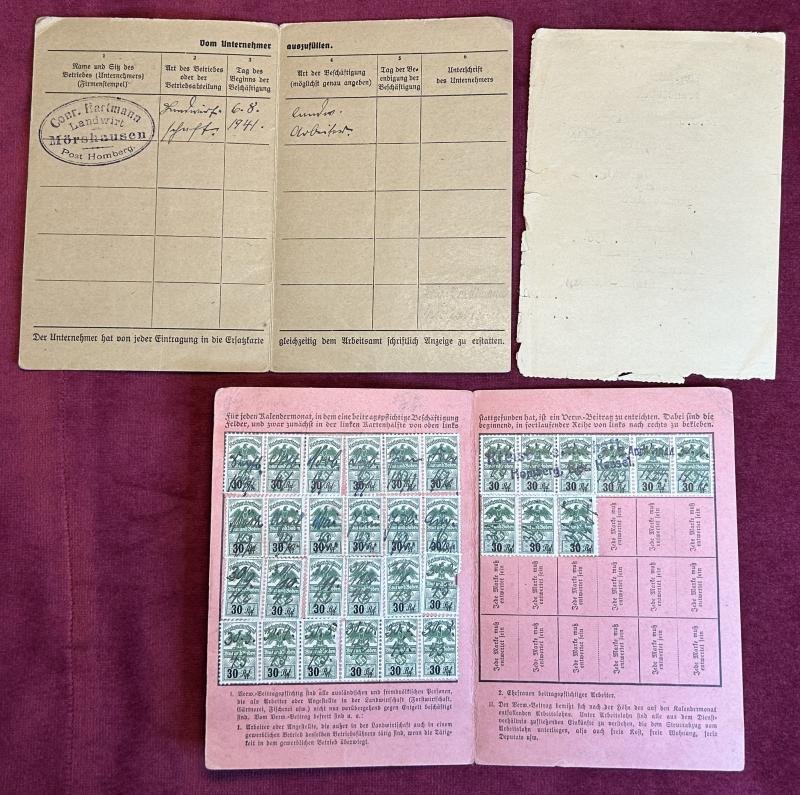 3rd Reich Dokumentgruppe von eine Nicht Reichsdeutscher — image 2