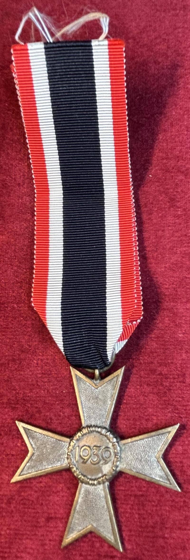 3rd Reich Kriegsverdienstkreuz ohne Schwerter 2. Klasse, 1939 — image 2