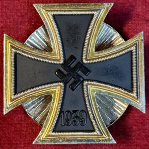 3rd Reich Eisernes Kreuz 1. Klasse 1939 an Stern Scheibe …