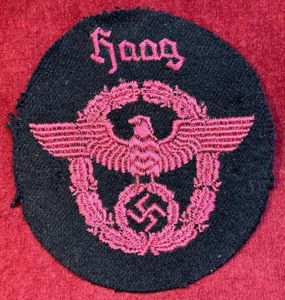 3rd Reich Feuerwehr Ärmeladler 'Haag'
