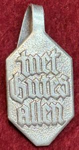 3rd Reich 'Tuet Gutes Allen' Spendenabzeichen der Caritas-Woche
