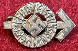 3rd Reich HJ Miniatur Leistungsabzeichen M1/34