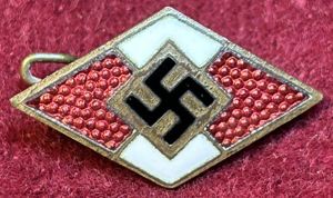 3rd Reich HJ mitgliedsabzeichen RZM M1/92