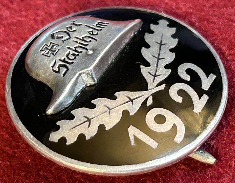 Deutsche Reich Silbern Stahlhelmbund Diensteintrittsabzeichen 1922 — image 2