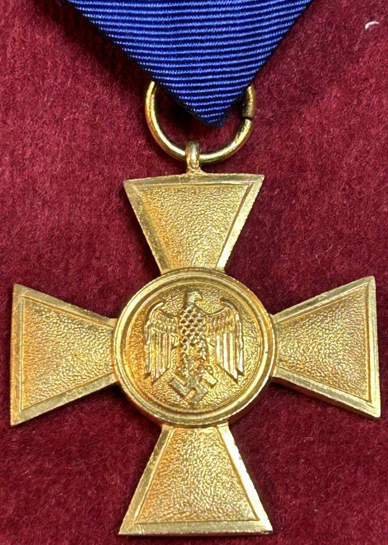 3rd Reich Dienstauszeichnung der Wehrmacht 1.Klasse für 25 Jahre — image 3