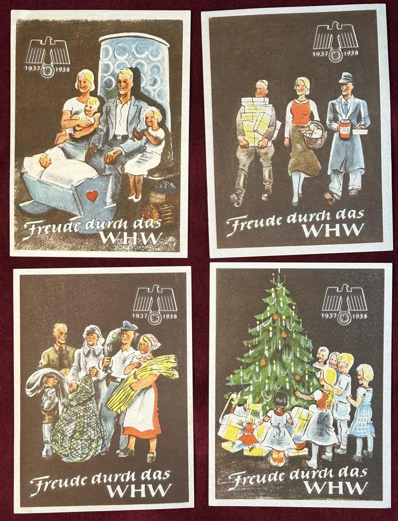 3rd Reich Türplaketten Freude durch das WHW — image 3