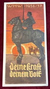 3rd Reich WhW Türplakette 'Deine Kraft deinem Volk'