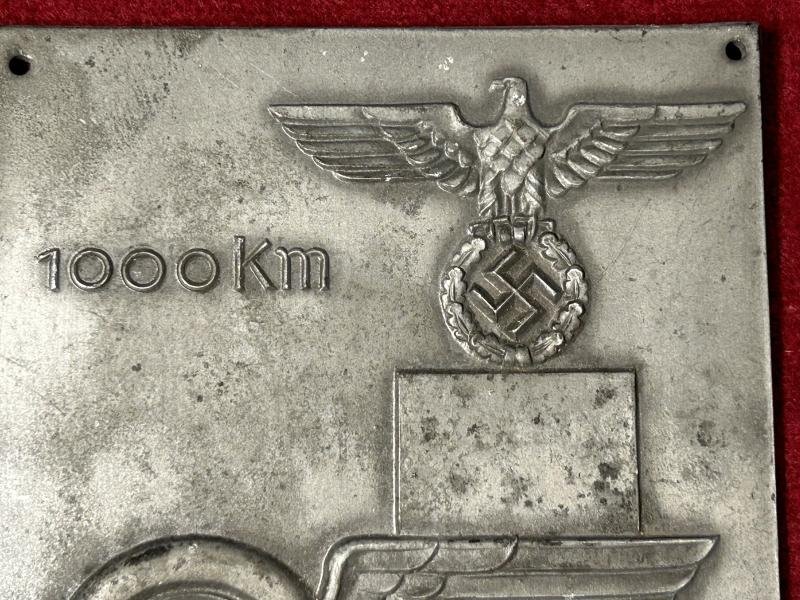 3rd Reich Reichsautobahn Erinnerungsplaketten 1000 Km 1936 — image 3