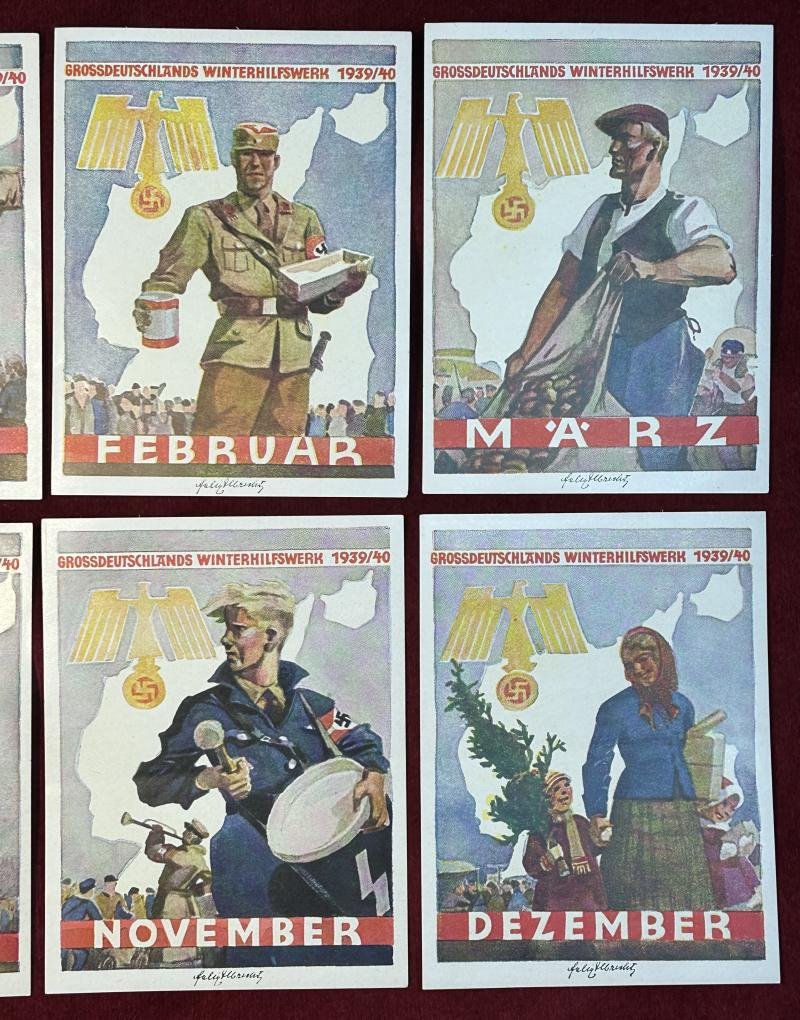 3rd Reich 6 Turplaketten Grossdeutschländs Winterhilfswerk 1939/40 — image 4