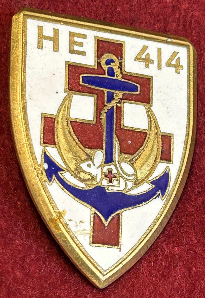 France Insigne Militaire service de Sante Hôpital d'evacuation 414 — image 2