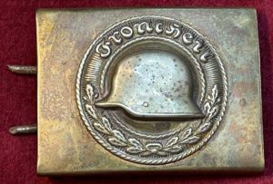 Deutsche Reich Koppelschloss Stahlhelmbund 'Front Heil'