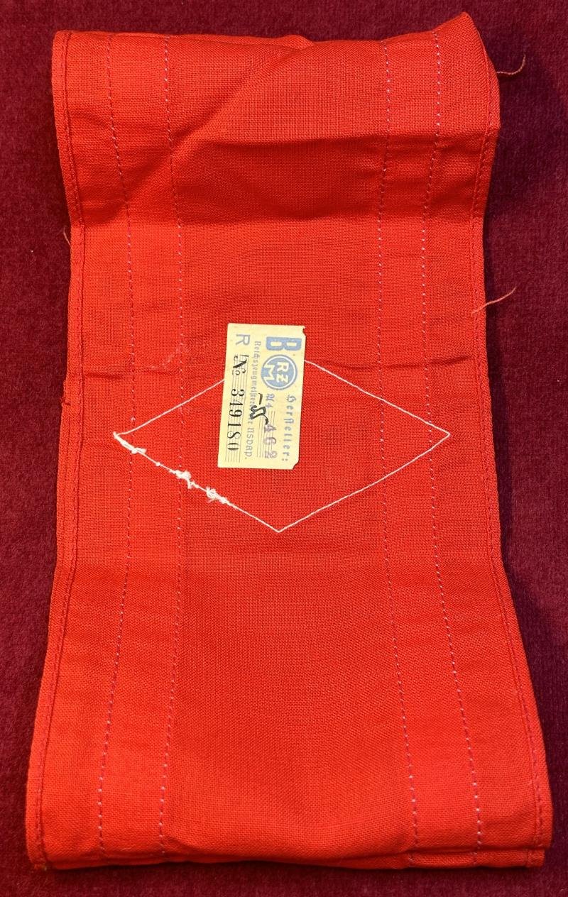 3rd Reich Studentenbund Armbinde (RZM-Etikett) — image 4