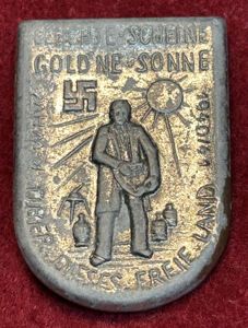 3rd Reich WhW leuchte scheine gold'ne sonne über dieses freie …