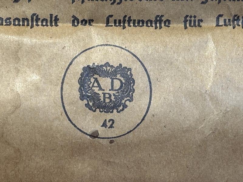3rd Reich Löschsand für Luftschutz Papiertüte — image 2