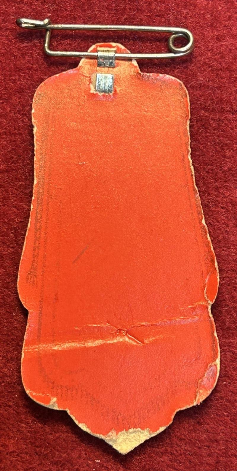 3rd Reich DRL 1. Kreisfest Alzey 1937 Papierabzeichen — image 2