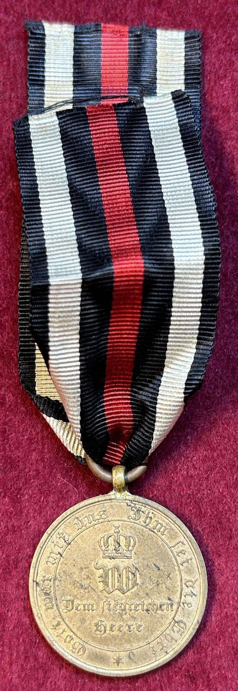 Preussen Kriegsdenkmünze für Kämpfer 1870/1871 — image 2