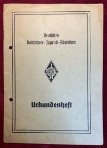 3rd Reich DRJA 3. Form Urkundenheft ( Bronze, Silber & …