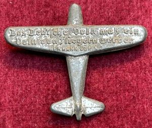 3rd Reich WhW DLV Spendenabzeich Hermann Göring 1934