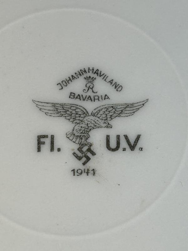 3rd Reich Luftwaffe Kantinen Teller (Johann Haviland) — image 3